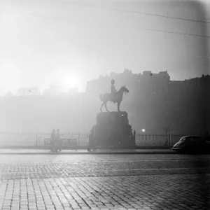 Misty Edinburgh Castle Print Misty Edinburgh Castle Print