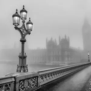 Misty Morning Westminster Bridge Print Misty Morning Westminster Bridge Print