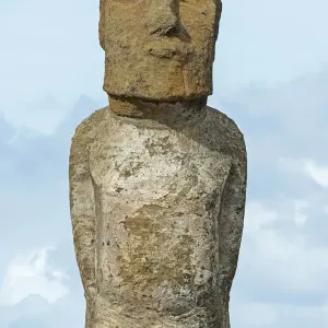 Moai, Rano Raraku, Easter Island, Chile Moai, Rano Raraku, Easter Island, Chile