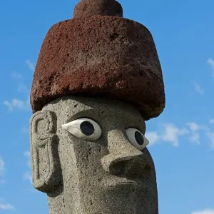 Easter Island Moai Print Easter Island Moai Print