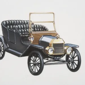 Model T Ford Car Print