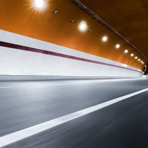 Modern Highway Tunnel Print Modern Highway Tunnel Print