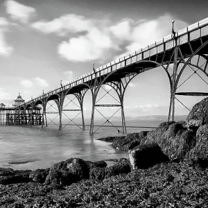 Monochrome Clevedon Pier Monochrome Clevedon Pier