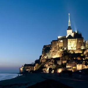 Mont-Saint-Michel (Benedictine abbey). France