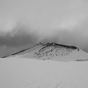 Monte Escriva in Black and White, Mount Etna Italy