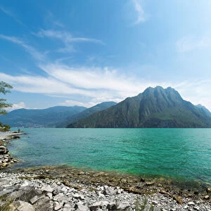 Monte Isola on Iseo Lake, Lombardy, Italy