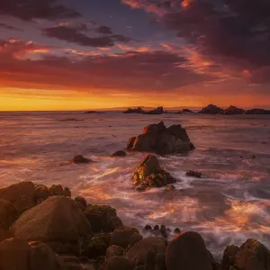 Monterey Peninsula Autumn Sunset Print Monterey Peninsula Autumn Sunset Print