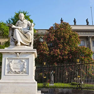 Monument to Wilhelm von Humboldt, Unter den Linden, Berlin, Germany