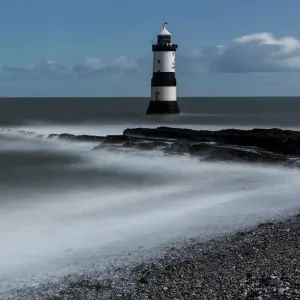 Moonlight, Penmon Lighthouse, Anglesey, Wales