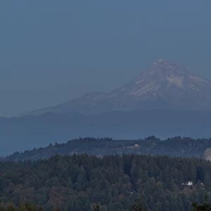 Moonrise over Mount Hood Oregon