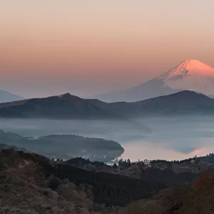 Morning reflection of Mt. Fuji