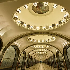 Moscow Metro, Moscow, Russia