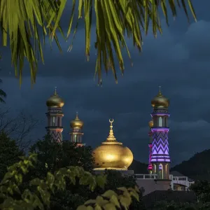 Mosque in Krabi at night Mosque in Krabi at night