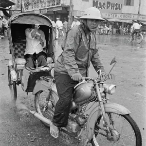 Motorcycle Rickshaw, Saigon Motorcycle Rickshaw, Saigon
