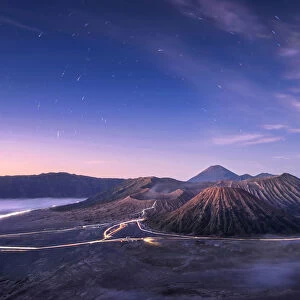 Mount Bromo, is an active volcano and part of the Tengger massif, in East Java, Indonesia
