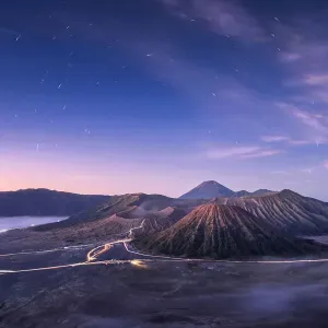 Mount Bromo, is an active volcano and part of the Tengger massif, in East Java, Indonesia