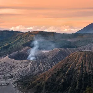Mount Bromo, is an active volcano and part of the Tengger massif, in East Java, Indonesia