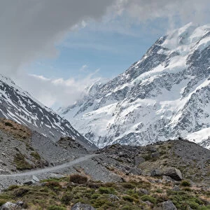 Mount Cook and Hooker valley walking track, South island, New Zealand