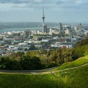 Mount eden and Auckland city, New Zealand Mount eden and Auckland city, New Zealand