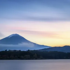 Mount Fuji Print, 3,776.24m High Mountain Landscape