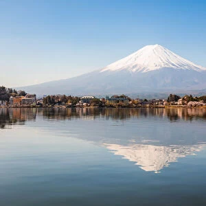 Mount Fuji panoramic, Fuji Five Lakes, Japan
