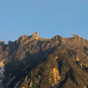 Mount Kinabalu Print from Kundasang Village, Sabah - 4095m Elevation Mount Kinabalu Print from Kundasang Village, Sabah - 4095m Elevation