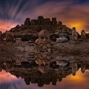 Mount Nemrut Print: Ancient Head Statue Mount Nemrut Print: Ancient Head Statue