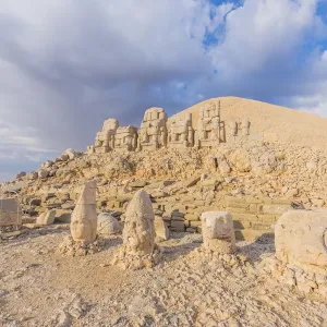 Mount Nemrut Print at Sunrise with Royal Head Mount Nemrut Print at Sunrise with Royal Head