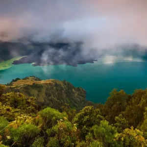 Mount Rinjani Landscape Print