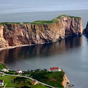Incredible Rock Formations Framed Print Collection: Percé Rock (Pierced Rock), Canada