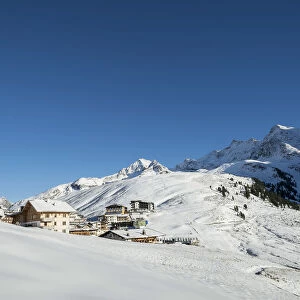 Mountain village of Kuhtai, skiing area, Tyrol, Austria