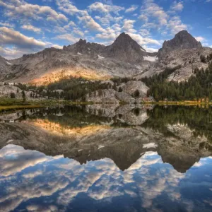 Mountains Reflected in Lake Ediza Print Mountains Reflected in Lake Ediza Print
