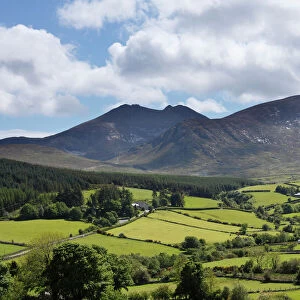 Mourne Mountains and Mt. Slieve Bearnagh, County Down, Northern Ireland, Ireland, Great Britain, Europe