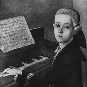 Mozart At Keyboard