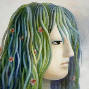 Mr. Green Print, a watercolor illustration on paper Mr. Green Print, a watercolor illustration on paper