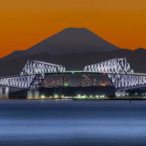 Mt. Fuji and Gate Bridge, Tokyo Mt. Fuji and Gate Bridge, Tokyo