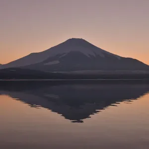 Mt Fuji Winter Reflection Print