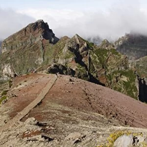 Mt. Pico do Areeiro or Pico do Arieiro, Madeira, Portugal, Europe