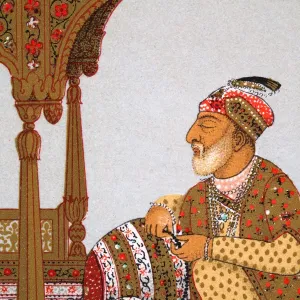 19th Century Mughal Noble Prayer Beads Print 19th Century Mughal Noble Prayer Beads Print