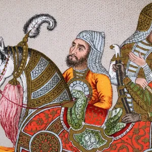 Mughal Indian Warriors Print Mughal Indian Warriors Print