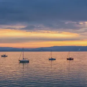 Mumbles Beach Scene, Swansea Bay
