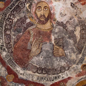 Mural of Christ Pantocrator in Sumela Monastery near Trabzon, Turkey