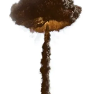 Mushroom cloud, artwork Mushroom cloud, artwork