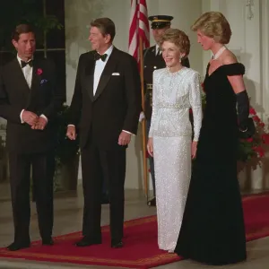 Nancy and Ronald Reagan with Prince Charles and Princess Diana Nancy and Ronald Reagan with Prince Charles and Princess Diana