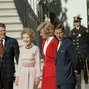 Nancy and Ronald Reagan with Princess Diana and Prince Charles Nancy and Ronald Reagan with Princess Diana and Prince Charles