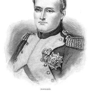 Napoleon Bonaparte engraving 1891