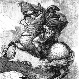 Napoleon Bonaparte Equestrian Print Napoleon Bonaparte Equestrian Print