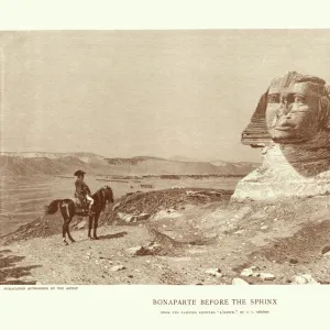 Napoleon Bonaparte before the Sphinx