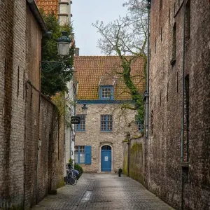 Narrow Street of Bruges