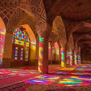 Nasir ol Molk Mosque in Shiraz, Iran Nasir ol Molk Mosque in Shiraz, Iran